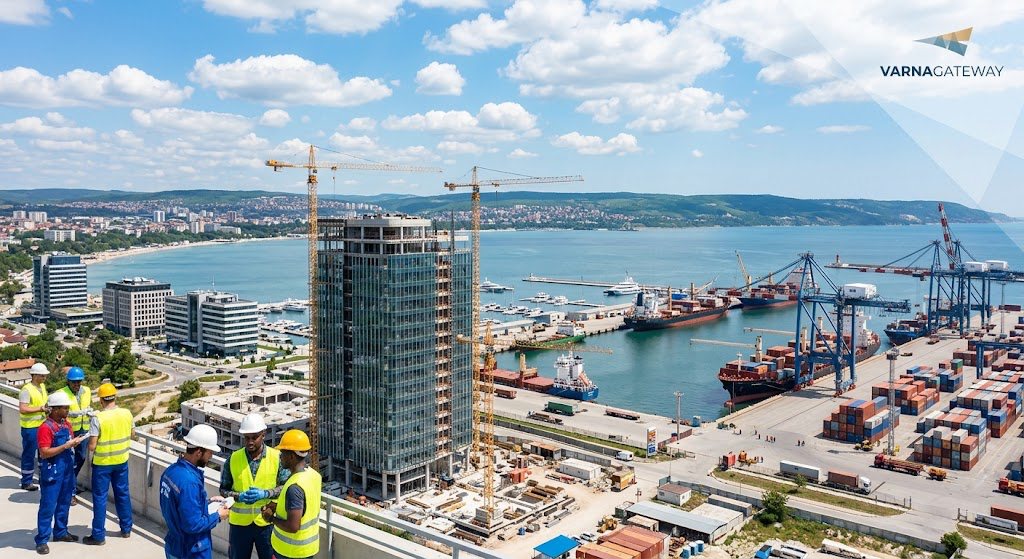 Sviluppo economico e cantieri a Varna, Bulgaria